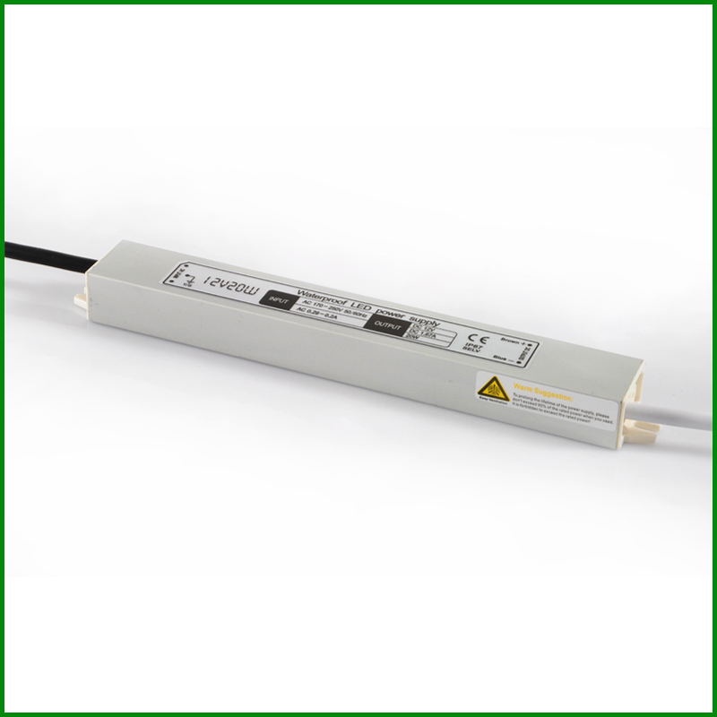 12V 20W LED waterproof power supply